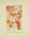 THEOPHILE-ALEXANDRE STEINLEN (1859-1923). [SHEET MUSIC.] Group of 4. Circa 1895. Sizes vary, generally 14x10 inches, 35x26 cm. Carisch